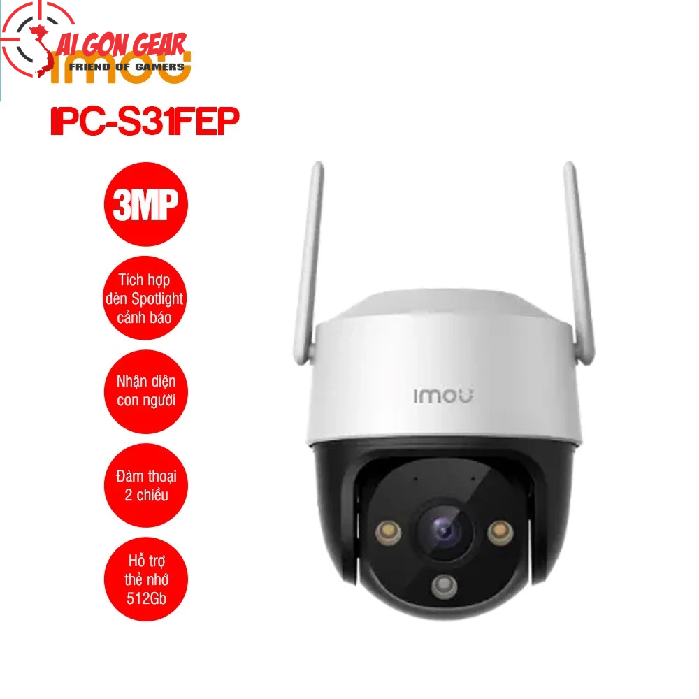 Camera Imou DSS IPC-S31FEP (Color, Đàm Thoại 2 Chiều)
