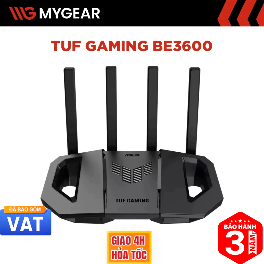 Router WiFi ASUS TUF Gaming BE3600 WiFi 7 Dual Band