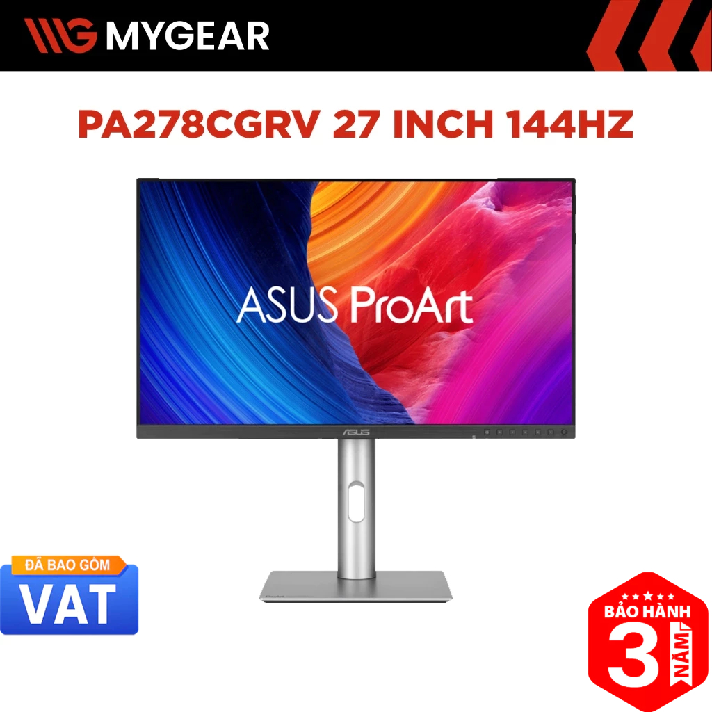Màn hình Đồ hoạ ASUS ProArt PA278CGRV 27 inch 2K QHD 144Hz 5ms IPS