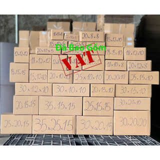 Comboo 50 hộp carton size nhỏ đóng hàng giá rẻ. Gói hàng, phụ kiện, mỹ phẩm, ship cod. .