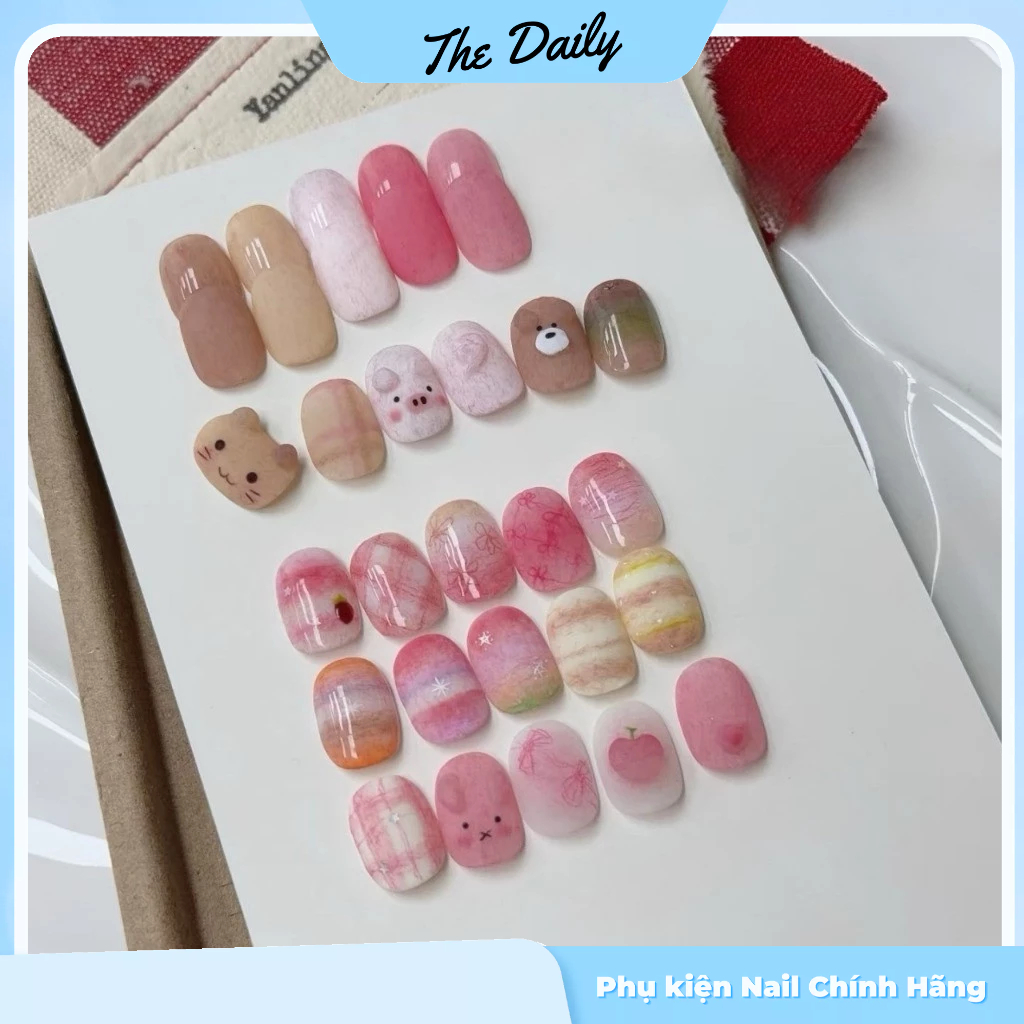 Sơn Gel Lông Tone Pastel Adhere - Tiệm Nail Daily