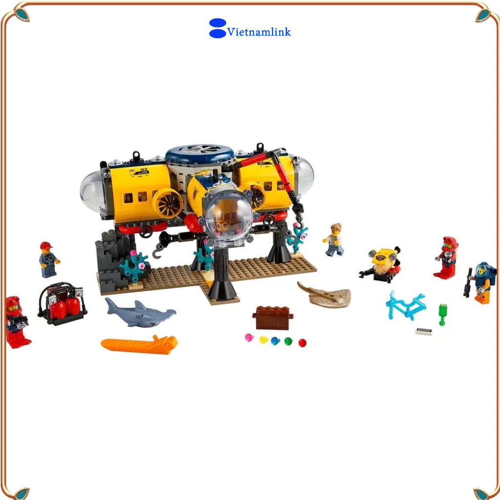 Giá thấp nhất trực tuyến LE GO 60265 City Ocean Exploration Base  Hàng mới, chính hãng 100%