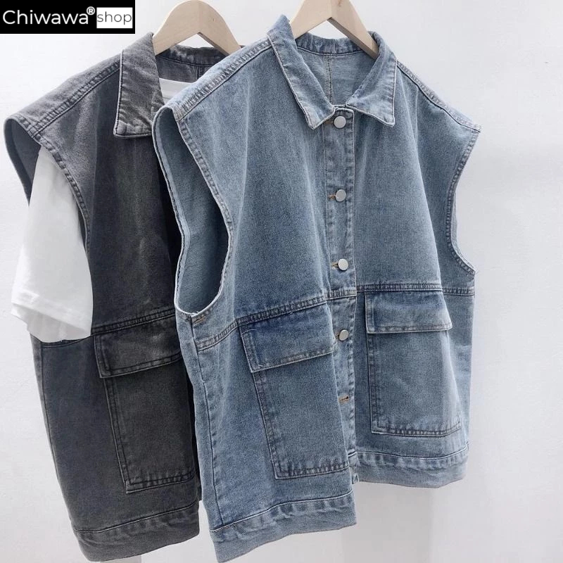 ÁO GILE JEAN NAM PHỐI ĐỒ CỰC CHẤT form rộng Gile size 40-75kg Chiwawa shop