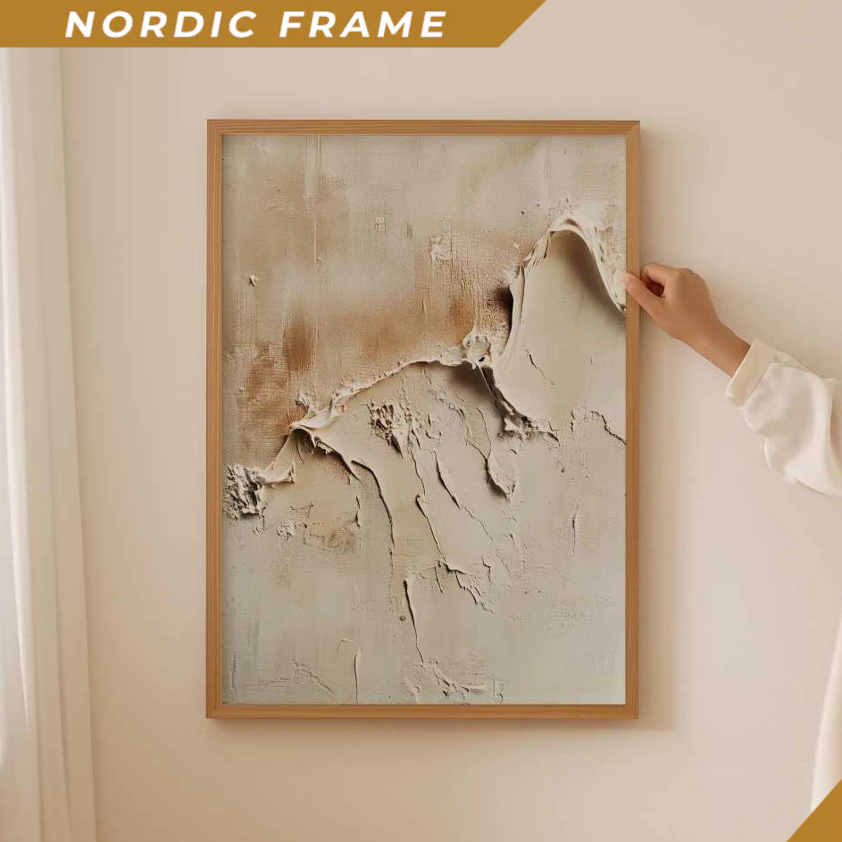 Tranh treo tường, Abstract Painting, Japandi Wall Art, Wabi Sabi Art, Abstract Art Print, Extra Larg