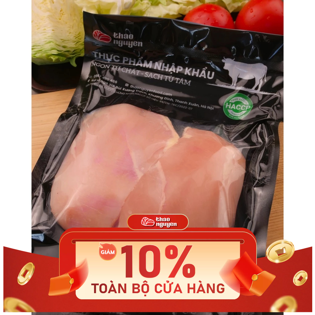 [Hỏa tốc HN] 1kg Ức Gà Việt Nam (Gym/ Fitness/ Ăn kiêng/ Salad/ Healthy) | Thảo Nguyên Food