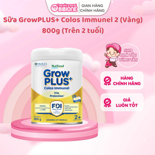 [DATE T7/2027] Sữa Bột Nutifood Sweden GrowPLUS+ Sữa Non Immunel Lon 800g 0+/1+/2+