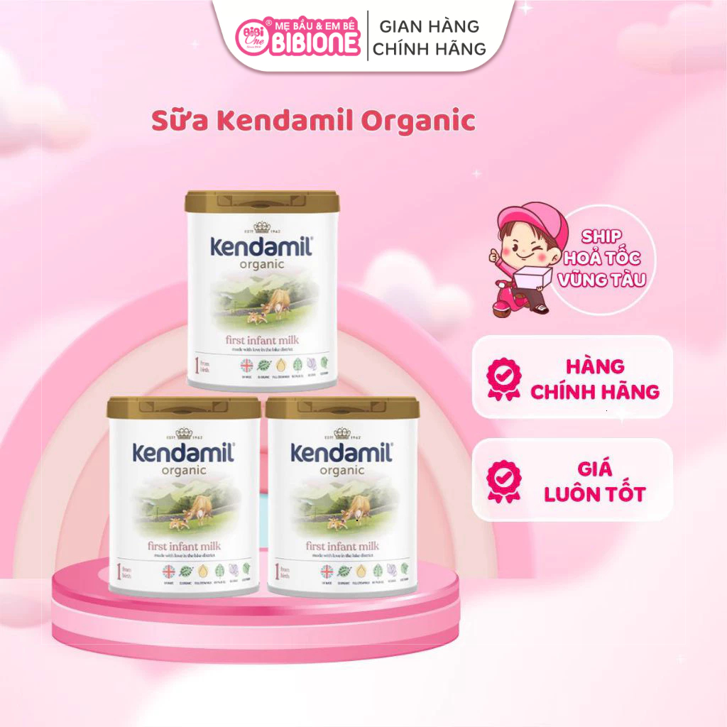 [DATE 2027] Sữa Công Thức Dê Kendamil Goat Nguyên Kem Số 1 2 3 Hỗ Trợ Tăng Cân, Tiêu Hóa Cho Bé 800g