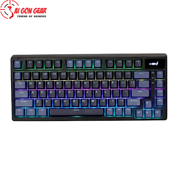 Bàn phím cơ không dây có màn hình EDRA EK375 Pro Alpha-Beta