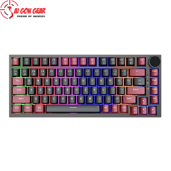 Bàn phím cơ có dây EDRA - EK375 (Alpha/Beta) - (Red-Black)/(Black-Red)