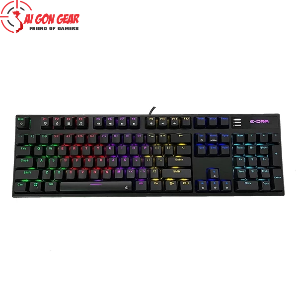 Bàn phím cơ có dây EDRA EK3104L - Alpha - Beta