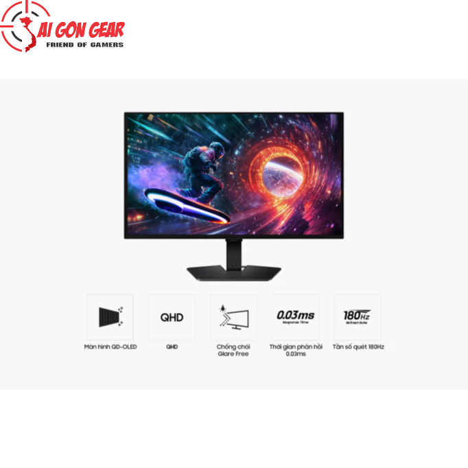 Màn Hình SamSung Gaming 27 Inch Odyssey G5 G50SF QHD 180Hz (LS27FG502SEXXV)