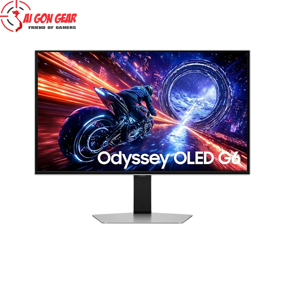 Màn Hình Gaming SAMSUNG Odyssey OLED G6 G60SF LS27FG602SEXXV (27 inch - OLED - 2K - 500Hz - 0.03ms)