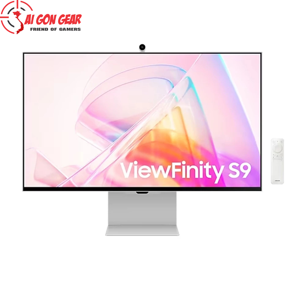 Màn Hình SAMSUNG ViewFinity S9 5K LS27C900PAEXXV (27 inch - IPS - 5K - 60Hz - 5ms- Speaker - Webcam)