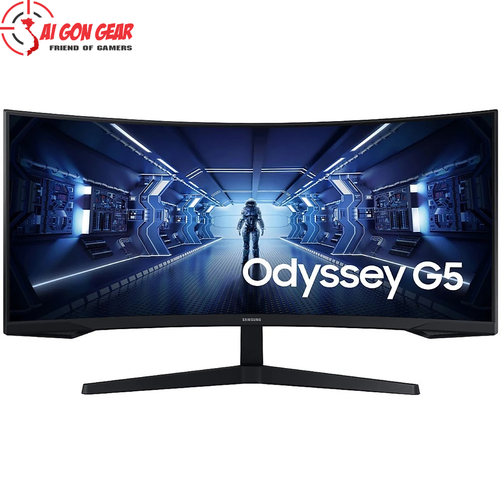 Màn Hình Gaming UltraWide SAMSUNG Odyssey G5 LC34G55TWWEXXV (34.0 inch - WQHD - 165Hz - VA - 1ms - F