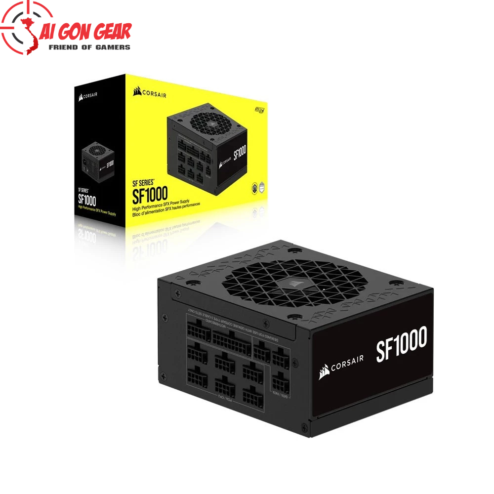 Nguồn Máy Tính Corsair SF1000 - ATX 3.1 & PCIe 5.1 80 Plus Platinum - Full Modul