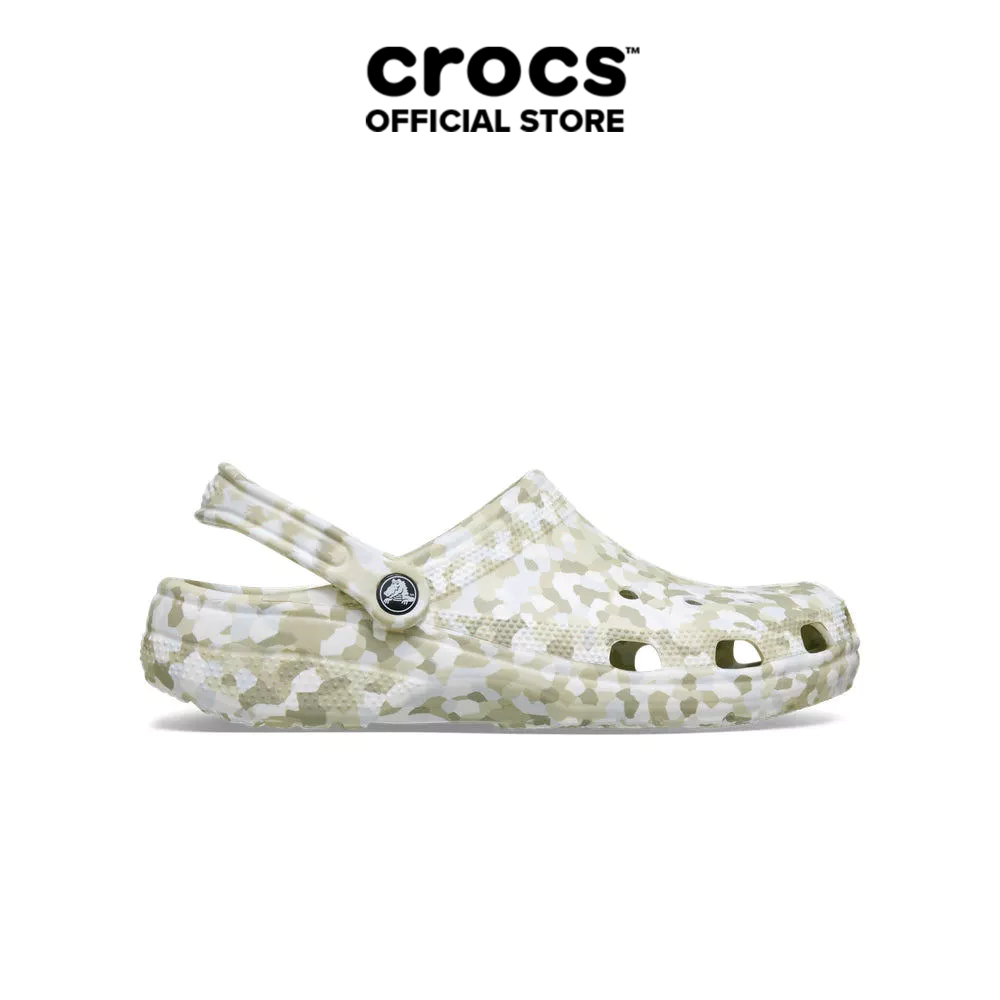 Giày Clog Unisex Crocs Classic Confetti - Summit White - 212462-2MT