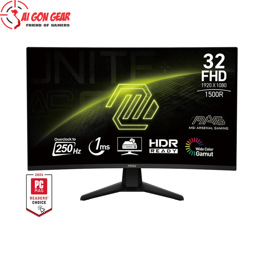 Màn hình Cong MSI MAG 32C6X 31.5 inch FHD VA 250Hz 1ms
