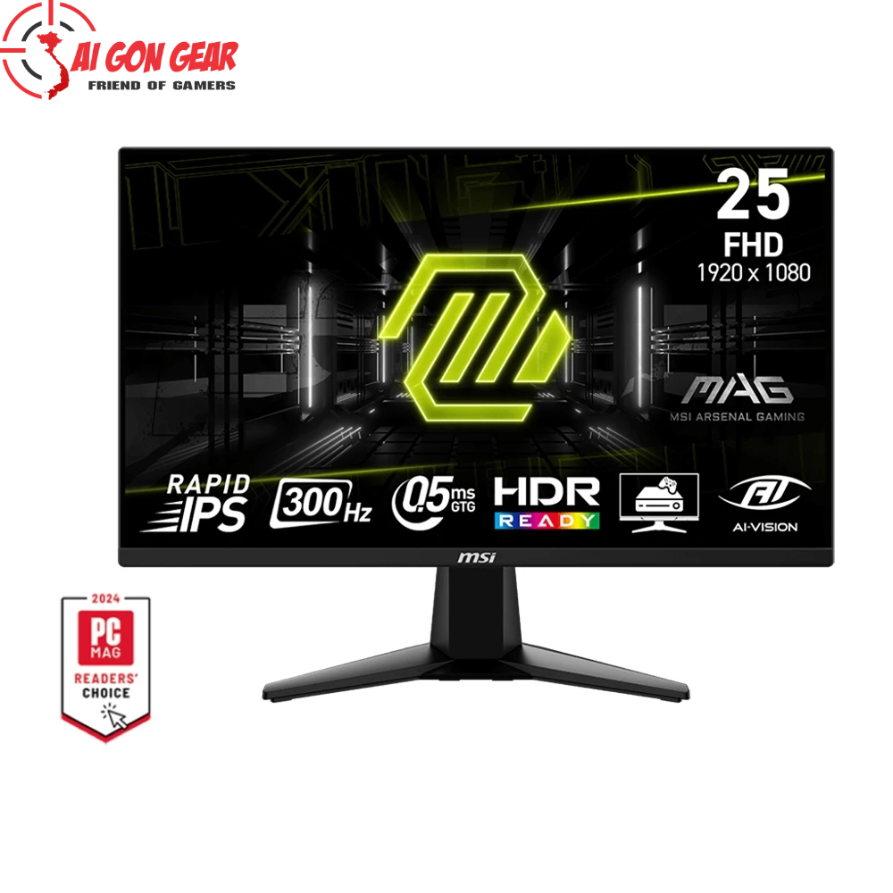 Màn Hình Gaming MSI MAG 255XF (24.5 inch - IPS - FHD - 0.5ms - 300Hz)