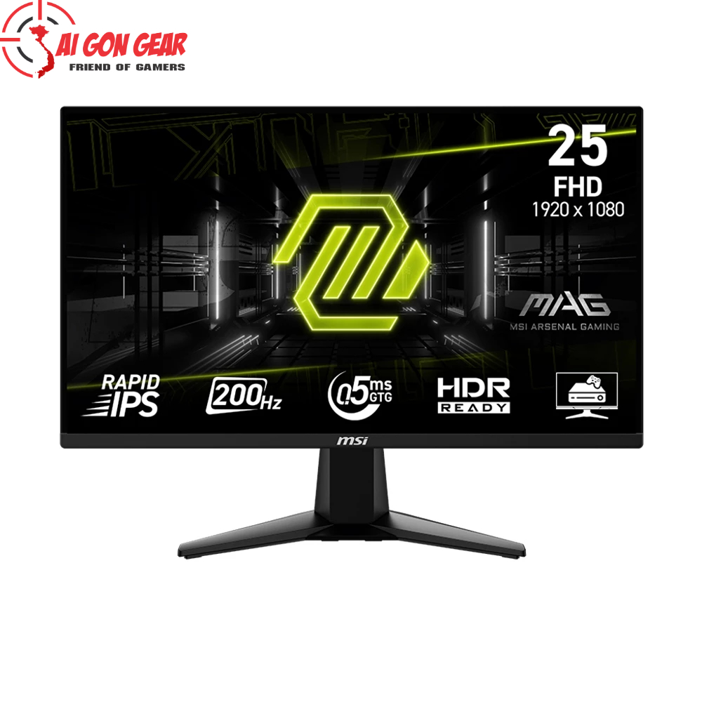 Màn Hình Gaming MSI MAG 255F E20 (24.5 inch - IPS - FHD - 200Hz - 0.5ms)