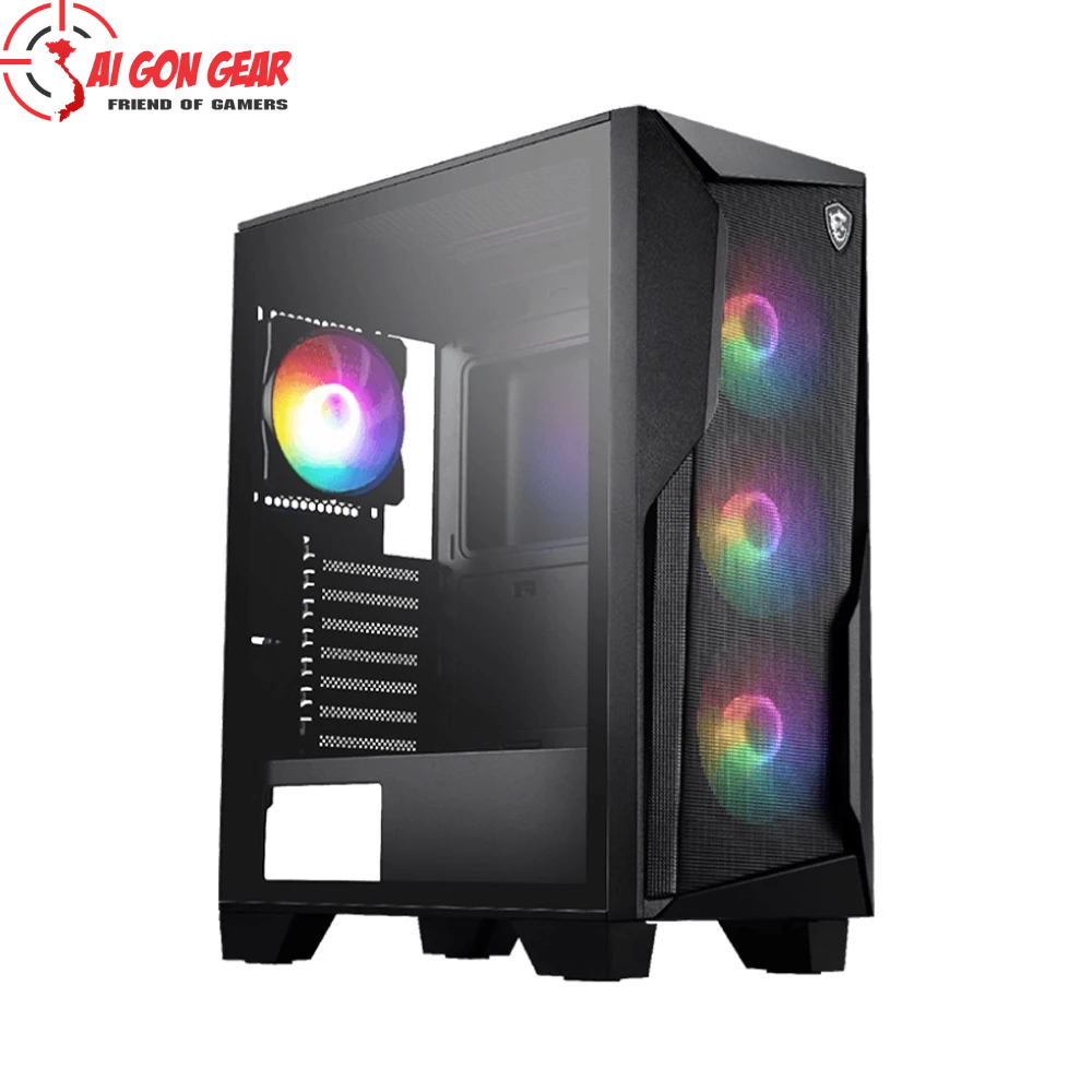 Vỏ Case MSI MAG FORGE 130A AIRFLOW (ATX - 4 Fan RGB)