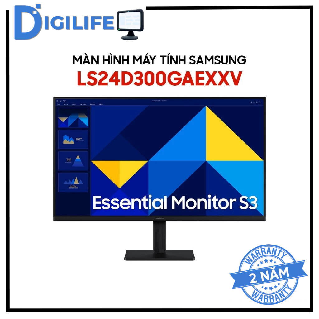 Màn Hình - Monitor Samsung LS24D300GAEXXV LS27D300GAEXXV 24-27 inch IPS Full HD 100Hz 5ms - Sống Độn