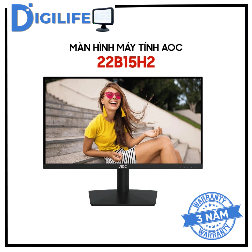 Màn Hình - Monitor AOC 22B15H2 24B15H3 24G11E/74 24 inch FHD IPS 100-180Hz 1ms - Chính Hãng