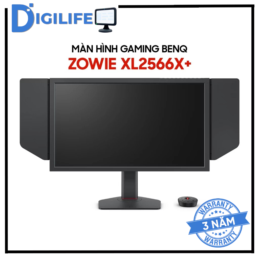 Màn Hình - Monitor Gaming BenQ ZOWIE XL2566X+ 24.1 inch FHD Fast TN 400Hz 1ms DyAc 2 - Bảo hành 36 t