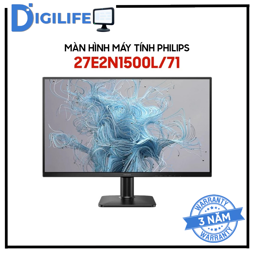 Màn Hình - Monitor Philips 27E2N1500L/71 27 inch QHD IPS – 75Hz, 4ms, hỗ trợ LowBlue & Flicker-Free