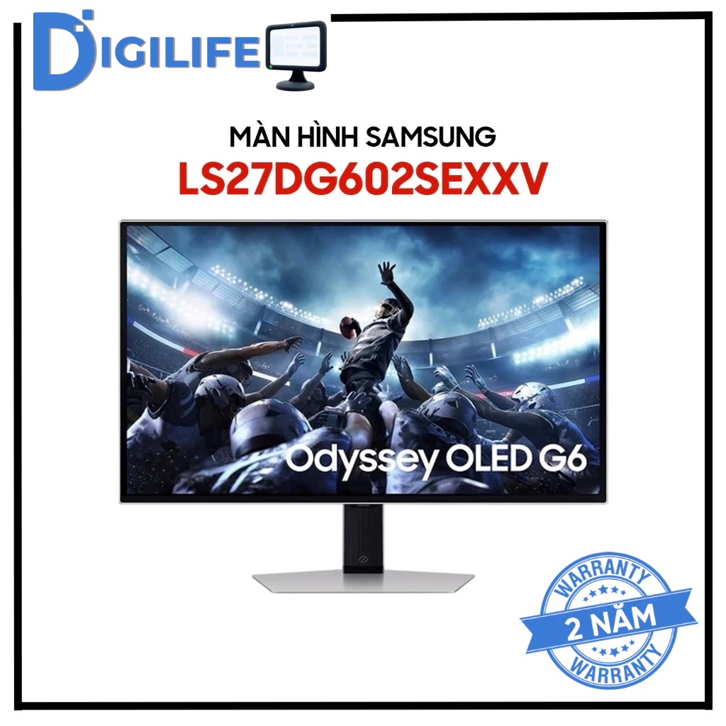 Màn Hình - Monitor Samsung Odyssey OLED G6 G60SD LS27DG602SEXXV 27 inch QHD OLED 360Hz - Chính Hãng
