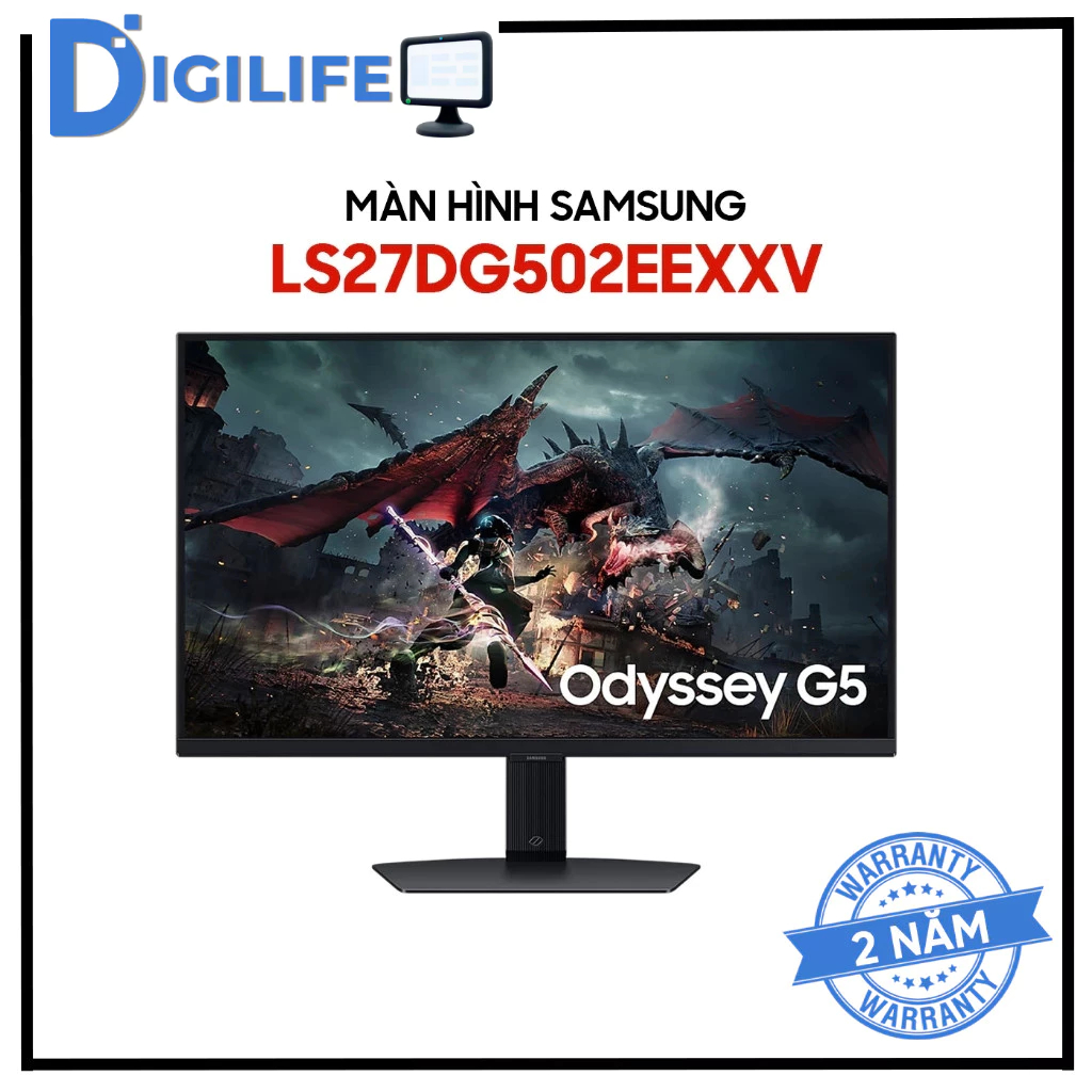 Màn Hình - Monitor Samsung Odyssey G5 G50D LS27DG502EEXXV LS32DG502EEXXV 32 inch QHD IPS 180Hz - Chí