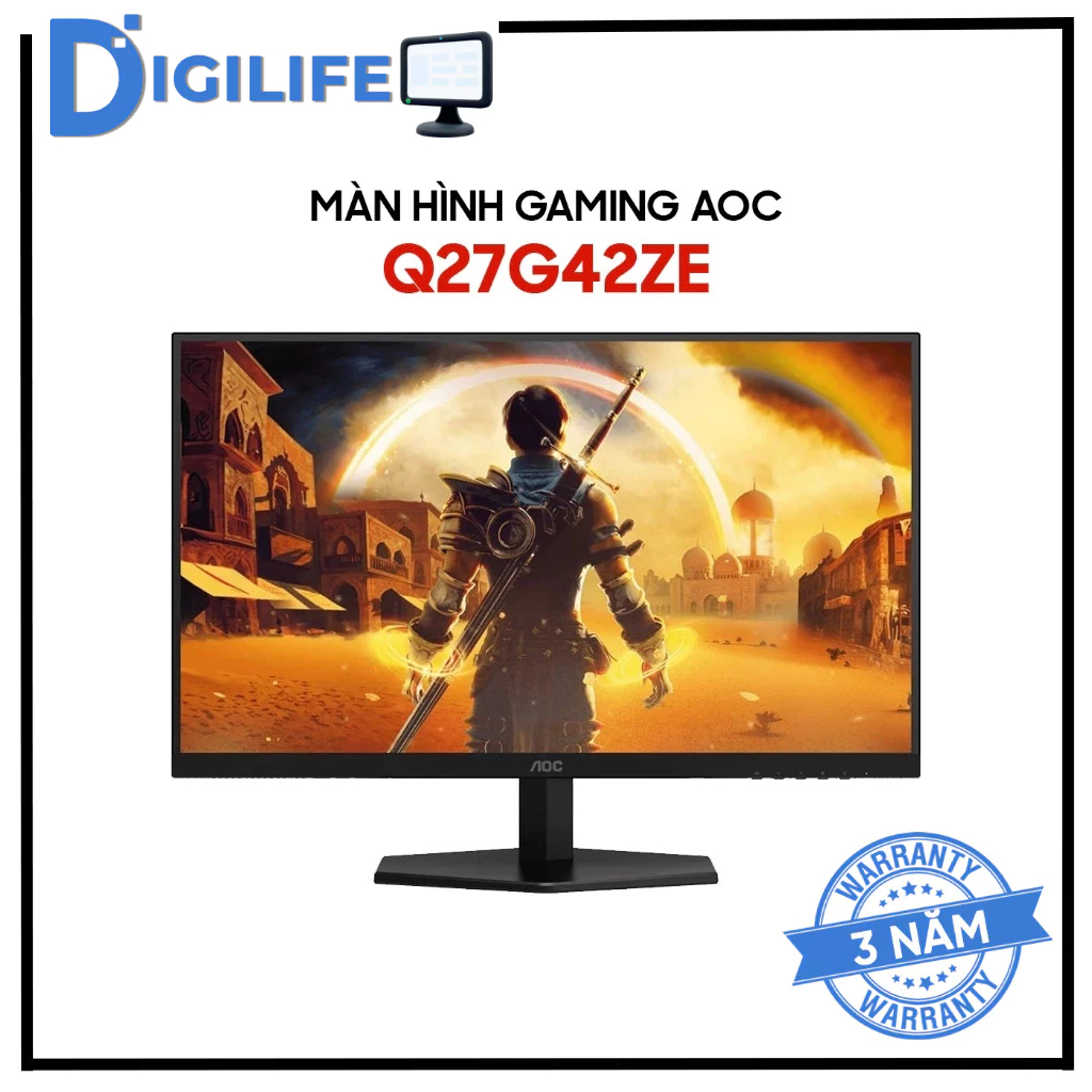 Màn Hình - Monitor Gaming AOC Q27G42ZE 27 inch 240Hz QHD 0.3ms Fast IPS HDR10