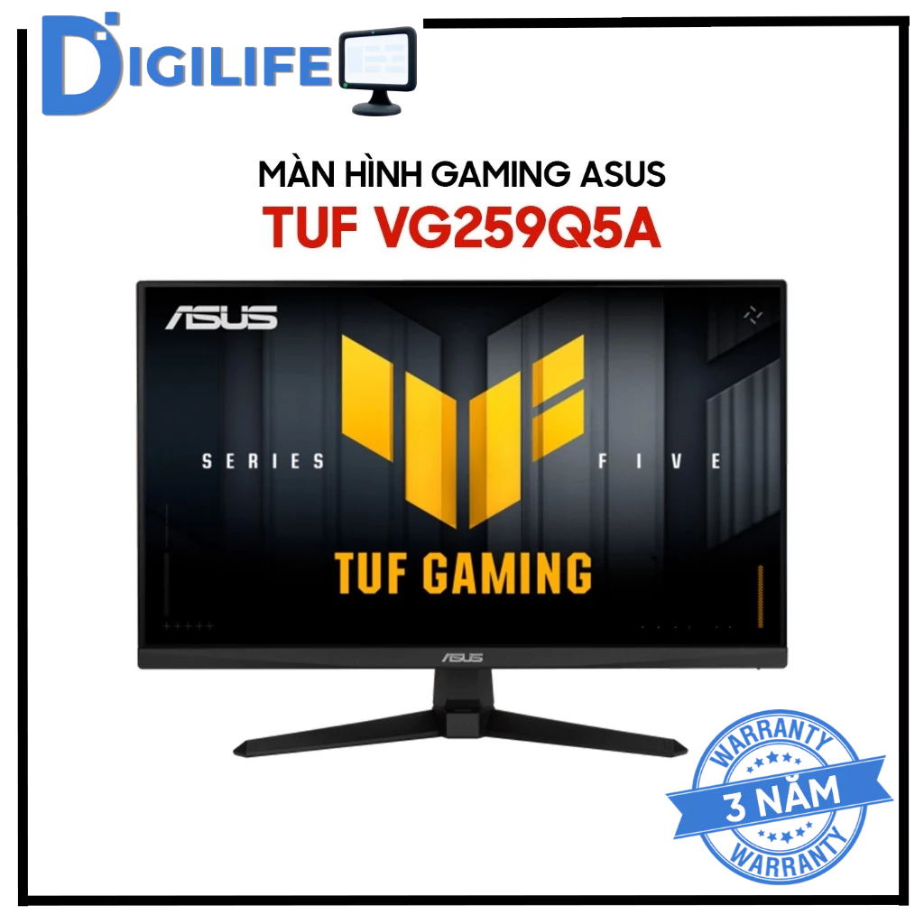 Màn Hình - Monitor Gaming Asus TUF Gaming VG259Q5A 24.5 inch Full HD 200Hz 0.3ms Fast IPS - BH 36 th