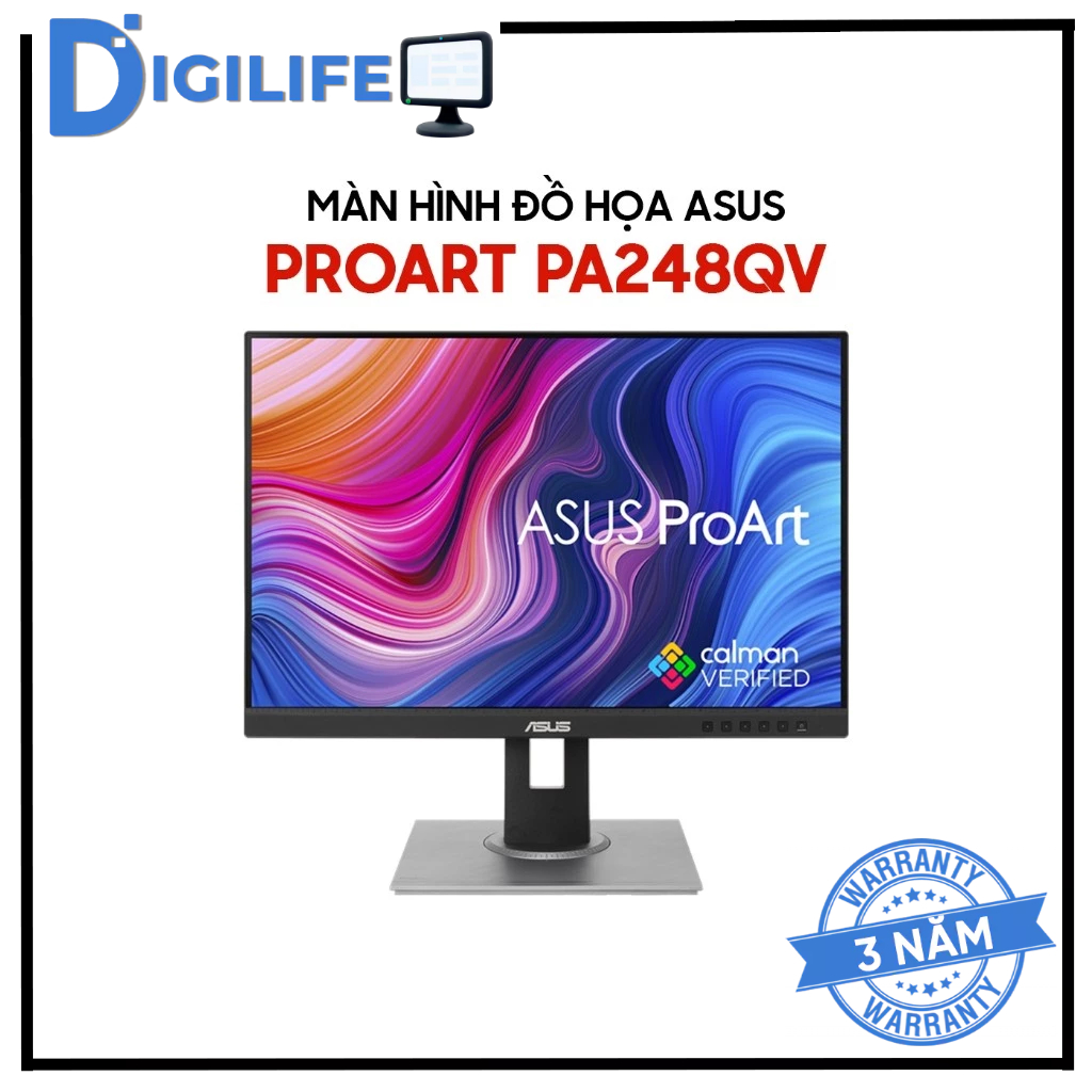 Màn Hình - Monitor đồ hoạ Asus ProArt PA248QV PA247CV PA278QV (HDMI, DP, Type-C) - New Chính Hãng