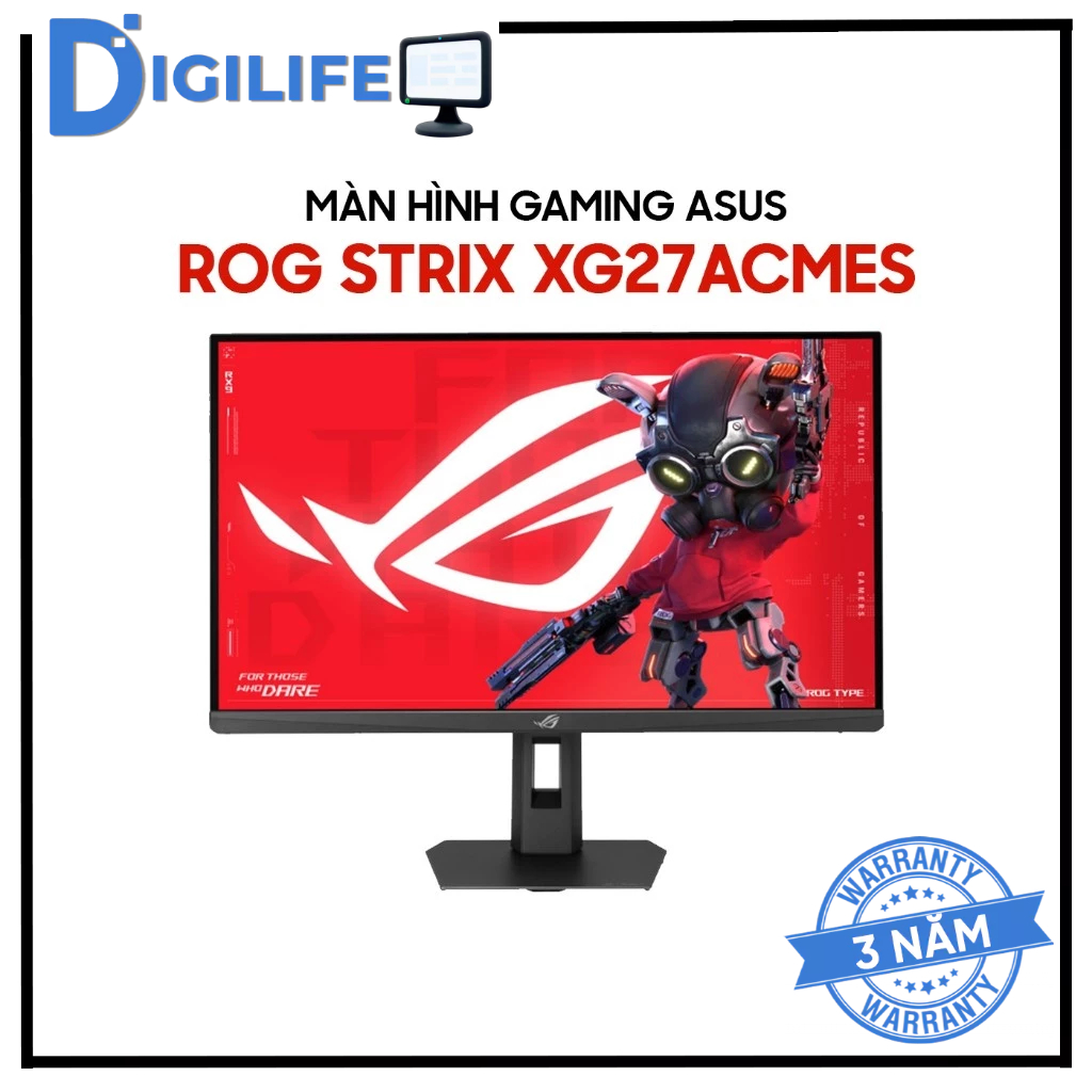Màn Hình - Monitor Gaming Asus ROG Strix XG27ACMES 27 inch 255Hz 1ms Fast IPS 2K QHD - Bảo hành 36 t