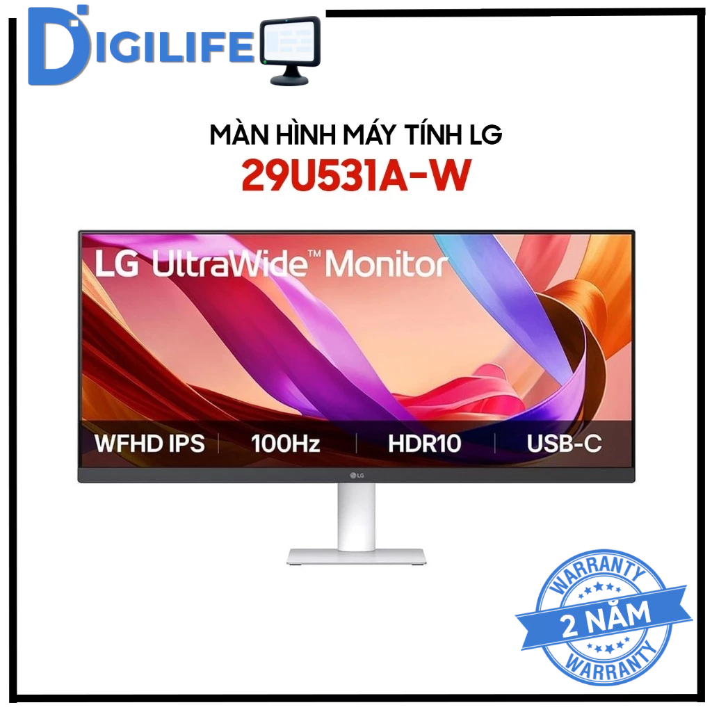 Màn Hình - Monitor LG 29U531A-W 29 inch WFHD 100Hz 5ms IPS