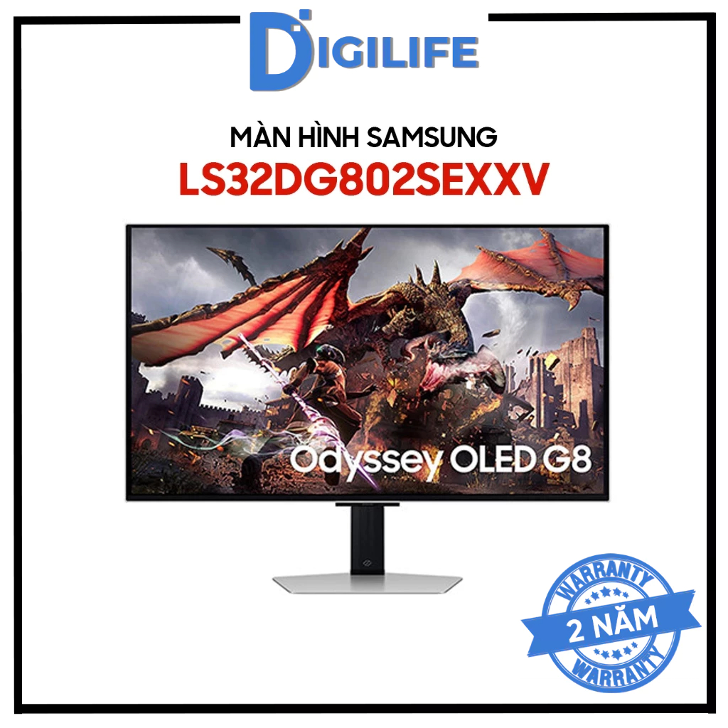 Màn hình Samsung Odyssey OLED G8 G80SD LS32DG802SEXXV 32 inch 4K OLED 240Hz 0.03ms