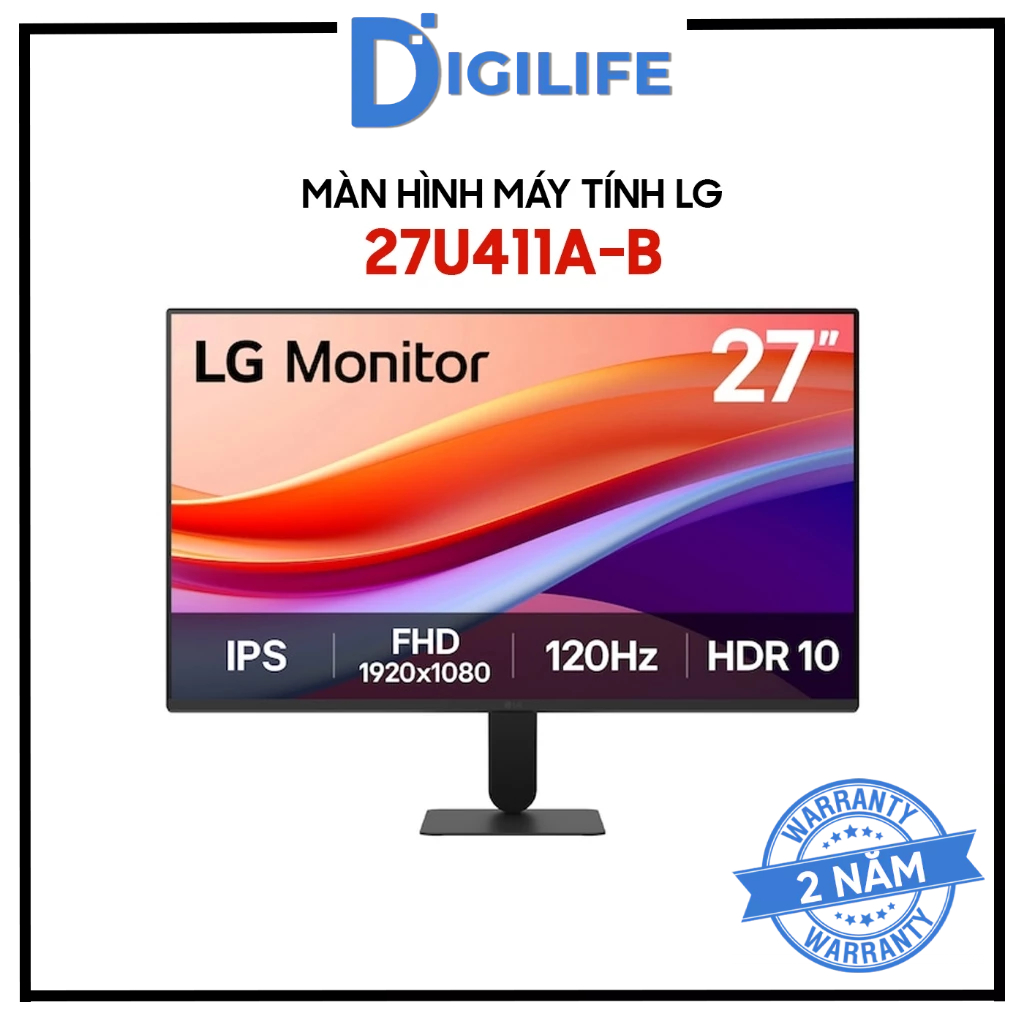Màn hình Văn Phòng LG 27U411A-B 27 inch Full HD 120Hz 5ms IPS HDR10