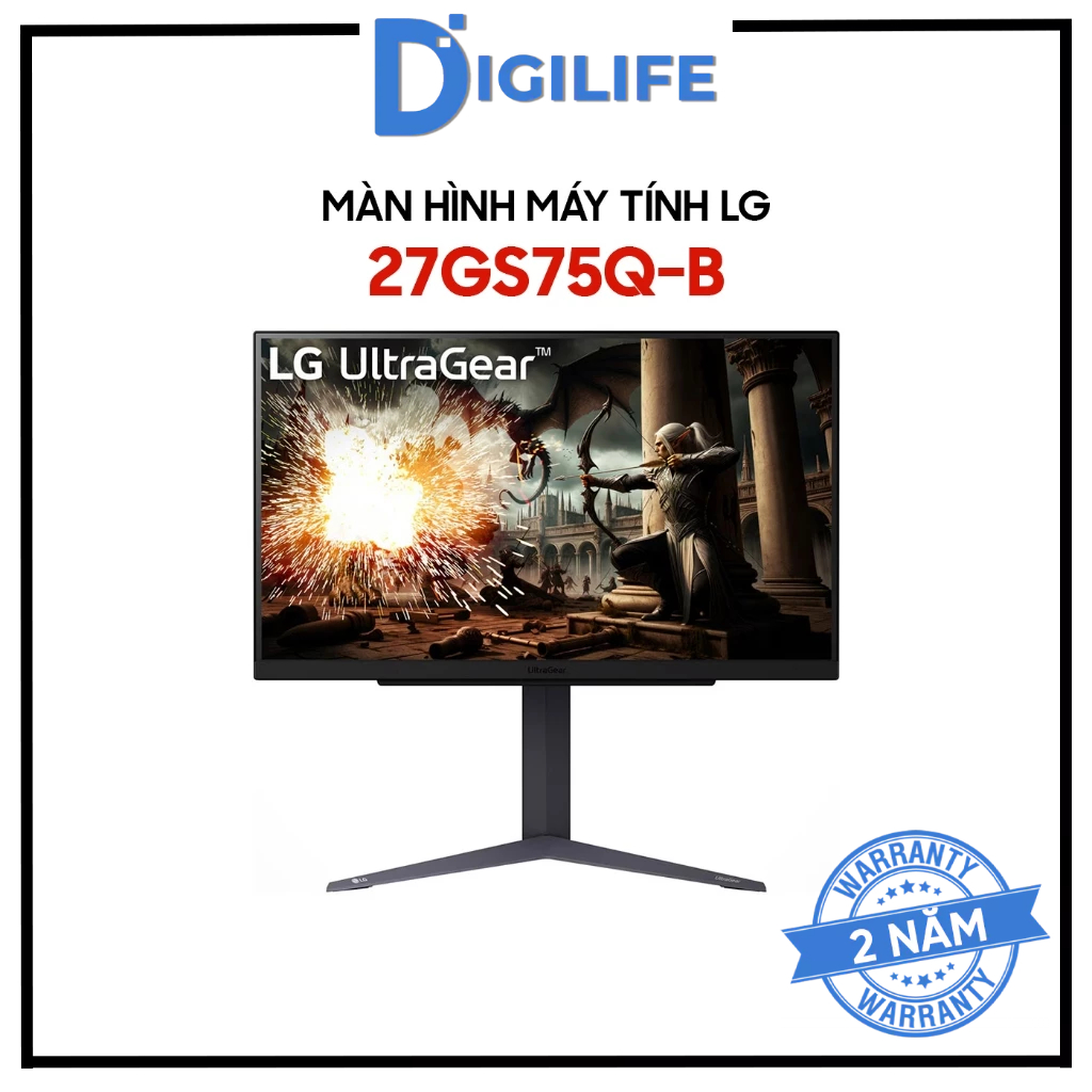 Màn Hình Gaming LG UltraGear 27GS75Q-B 27 Inch 200Hz 1ms QHD IPS