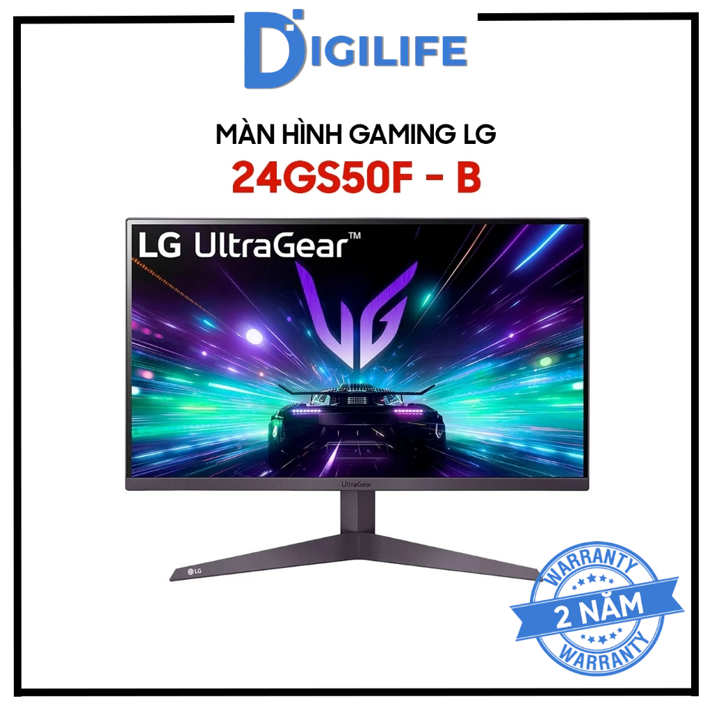 Màn Hình Gaming LG UltraGear 24GS50F-B 24 Inch FHD 180Hz 1ms VA HDR10 AMD FreeSync