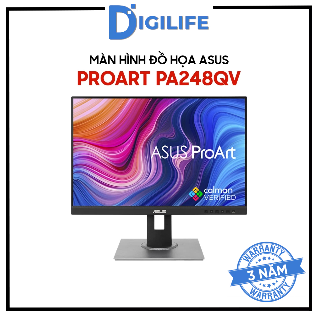Màn hình đồ hoạ Asus ProArt PA248QV PA247CV PA278QV (HDMI, DP, Type-C)