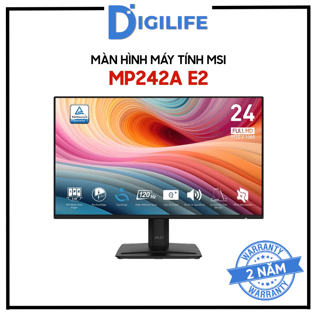 Màn hình MSI PRO MP242A E2 23.8 inch Full HD 120Hz 1ms IPS