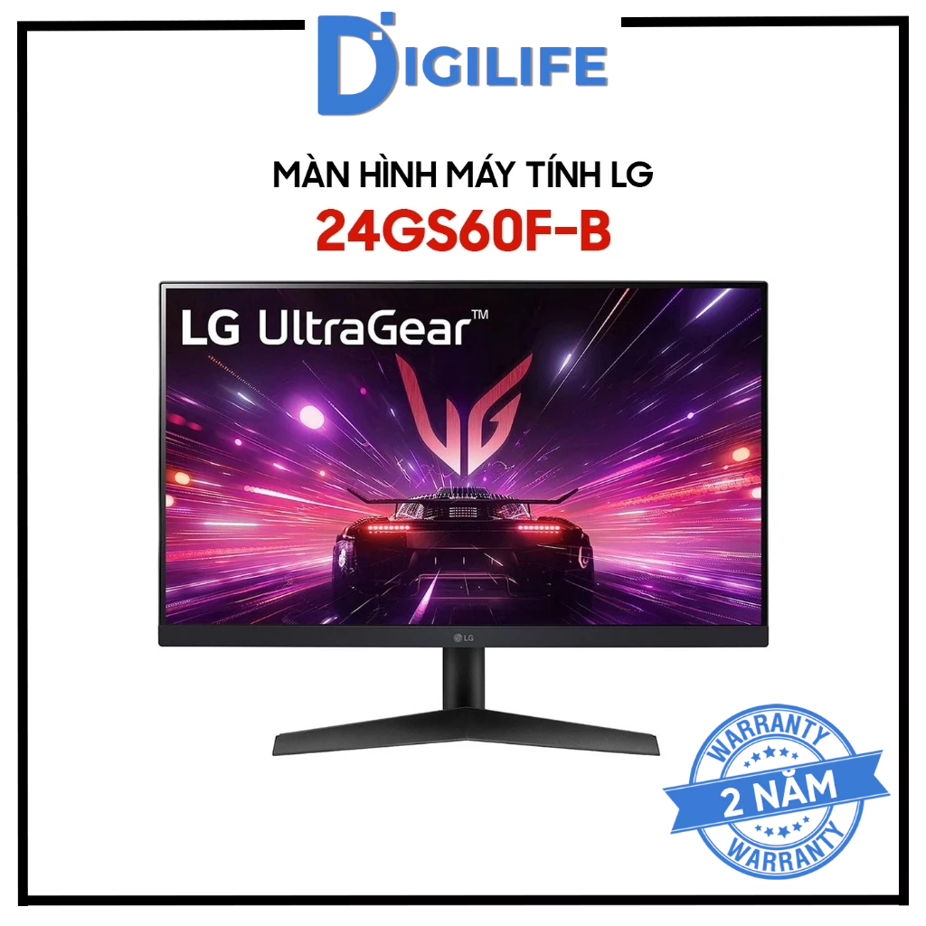 Màn Hình Gaming LG 24GS60F-B 24 inch FHD IPS 180Hz 1ms G-Sync FreeSync