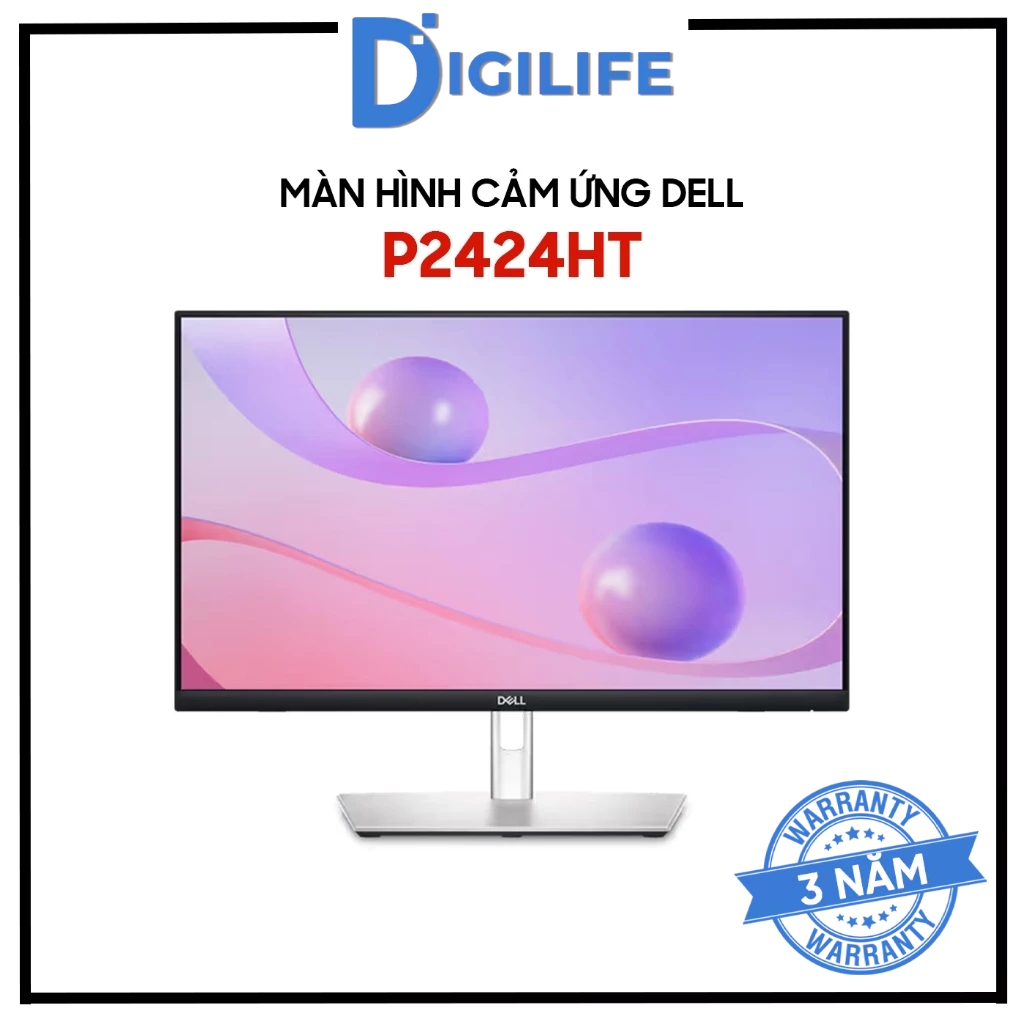 Màn hình cảm ứng Dell P2424HT 24 inch FHD IPS, USB-C 90W