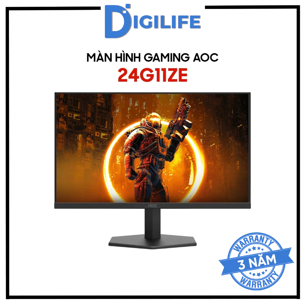 Màn hình Gaming AOC 24G11ZE 23.8 inch 240Hz FHD 0.3ms Fast IPS