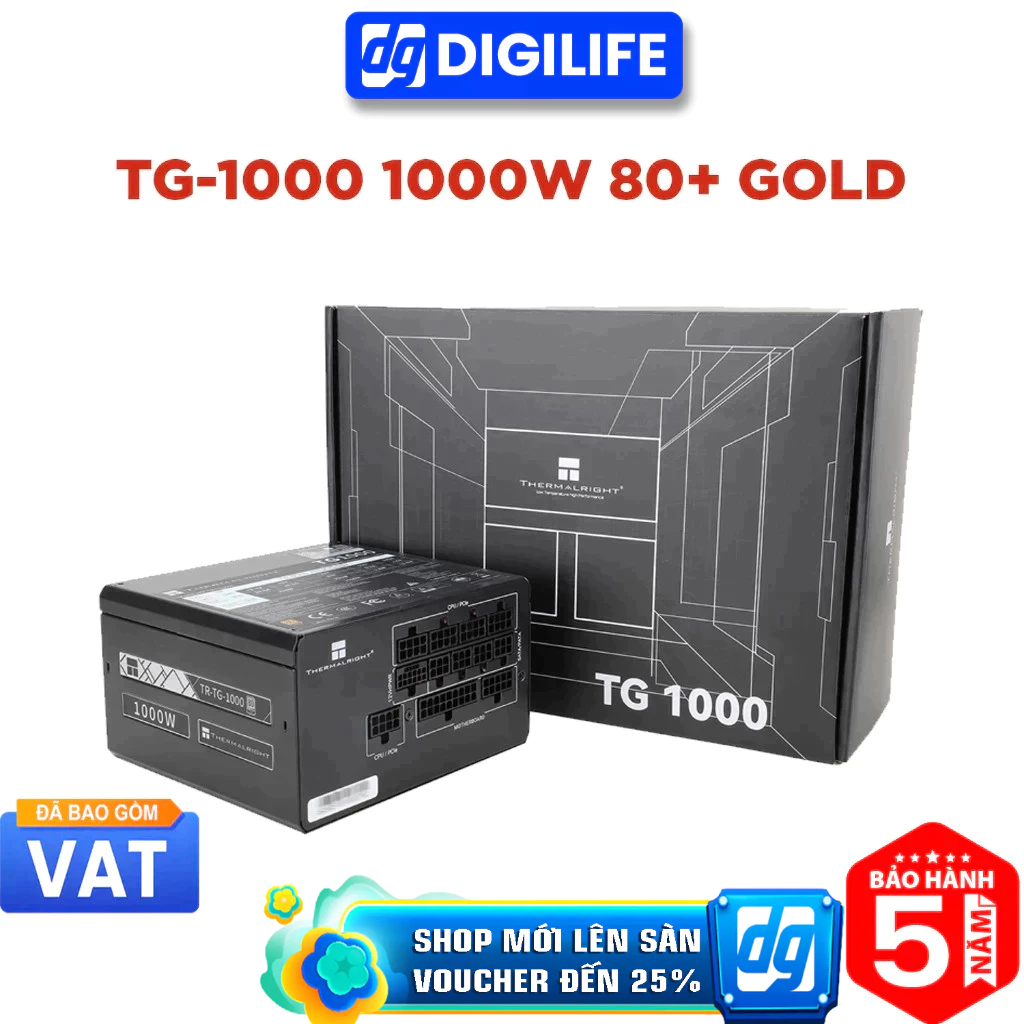 Nguồn máy tính Thermalright TG-1000 1000W 80 Plus Gold