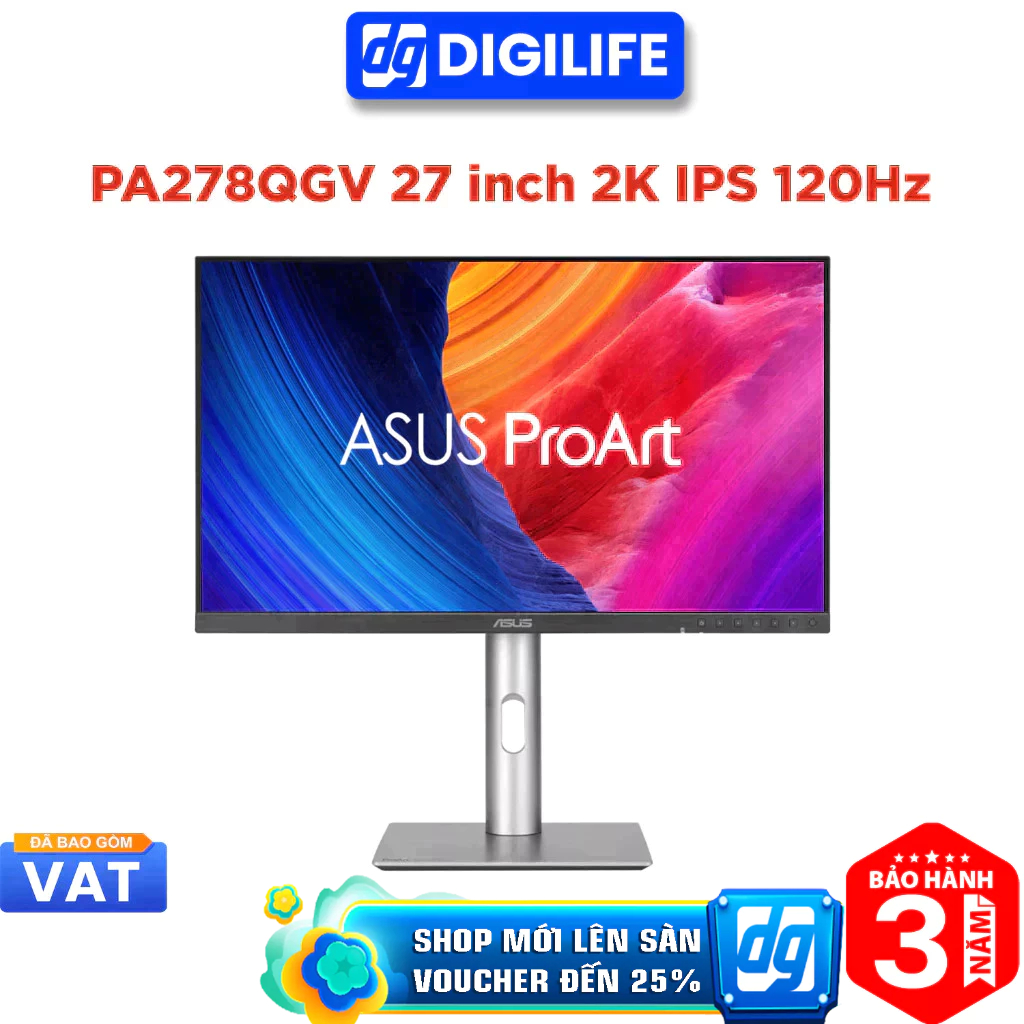 Màn hình Asus ProArt PA278QGV 27 inch 2K IPS 120Hz