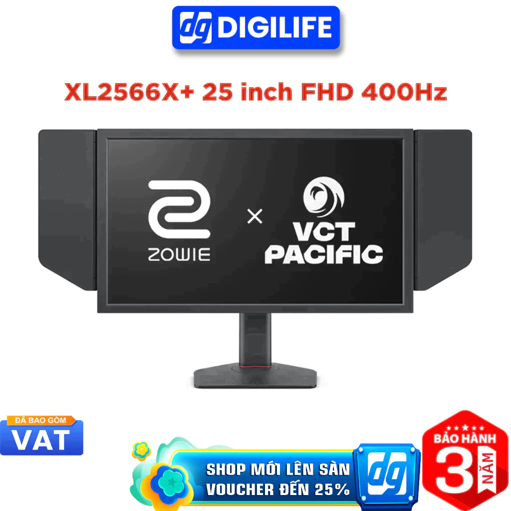 Màn hình Gaming BenQ ZOWIE XL2566X+ 25 inch FHD 400Hz 0.5ms TN DyAc2
