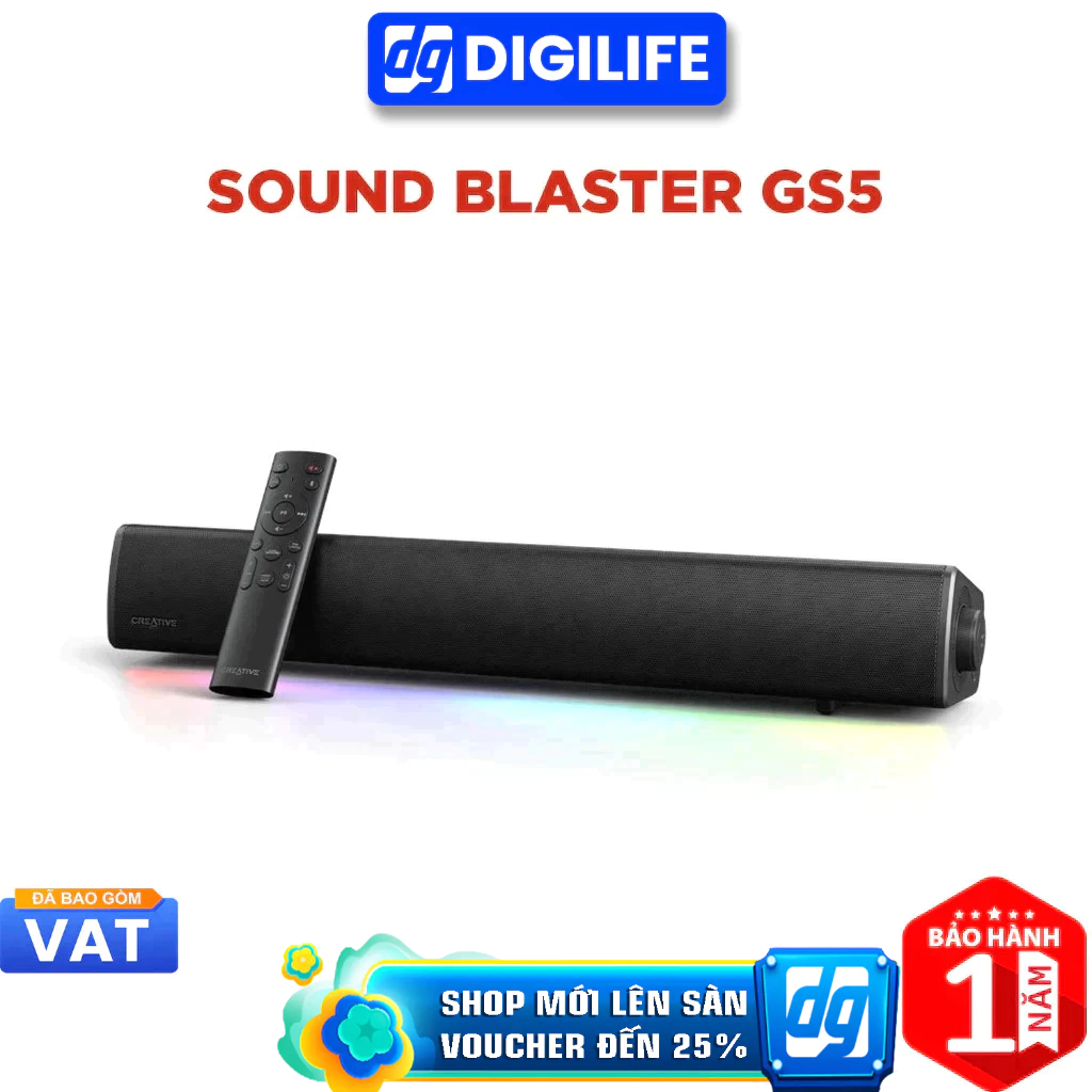 Loa Creative Sound Blaster GS5 RGB SuperWide 60W