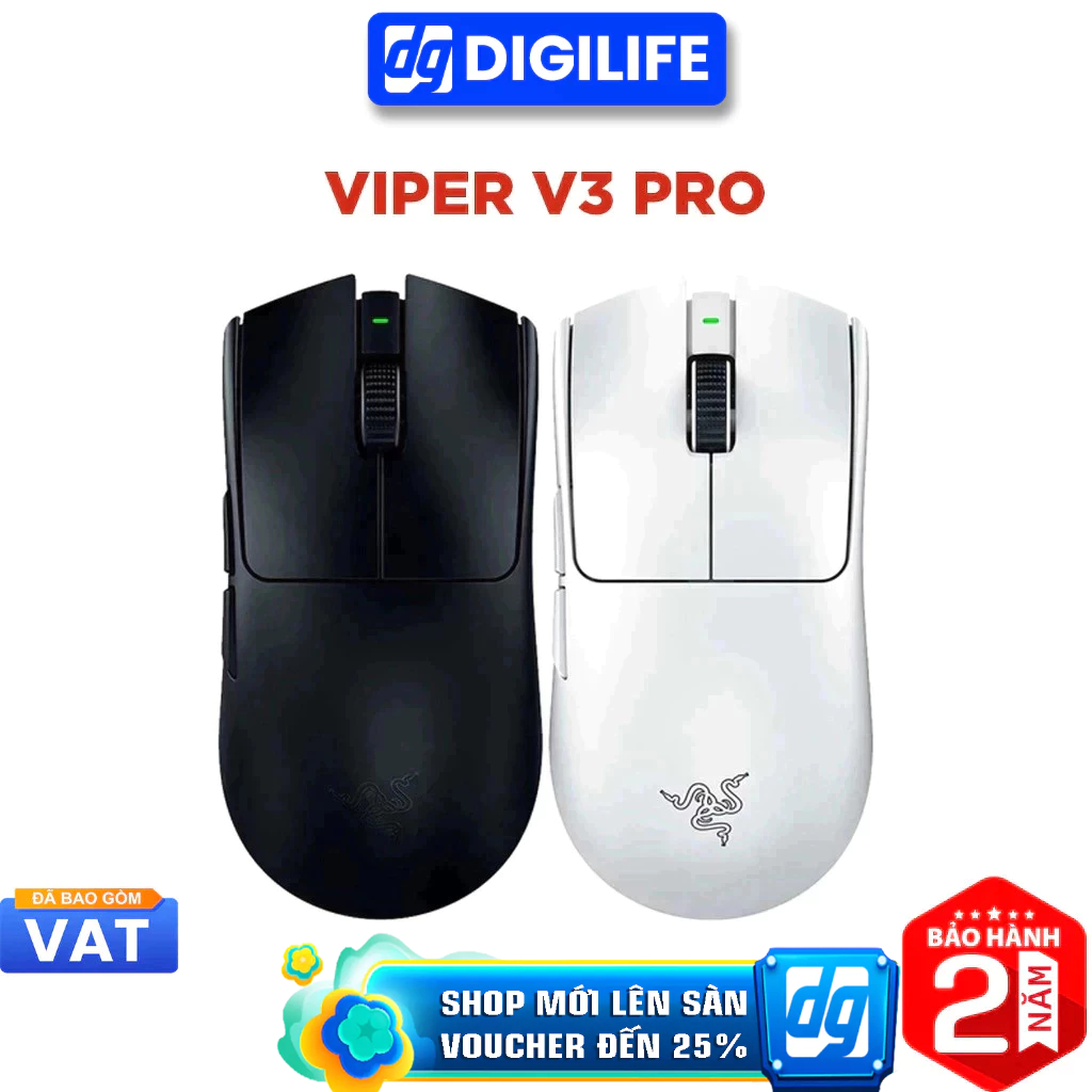 Chuột không dây Razer Viper V3 Pro Wireless 35K