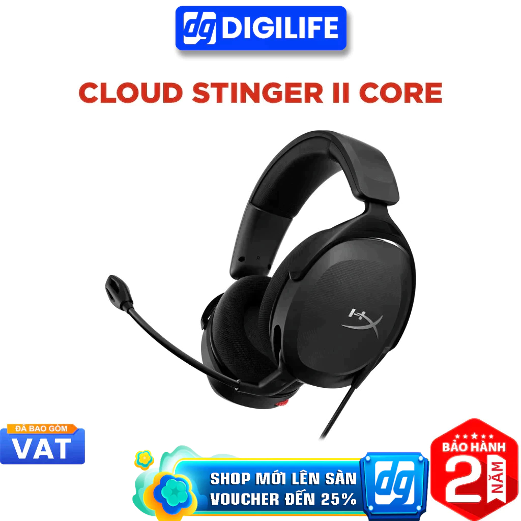 Tai nghe Gaming Over-ear HyperX Cloud Stinger II Core